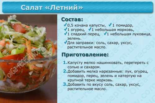 Интересные рецепты салатов 3