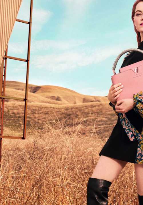 Мода в пустыне: новая рекламная кампания Louis Vuitton с Эммой Стоун